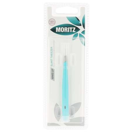 Пинцет для бровей St. Moriz со скошенными кончиками в чехле