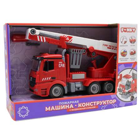 Конструктор Funky Toys Пожарная машина сборная игровая модель