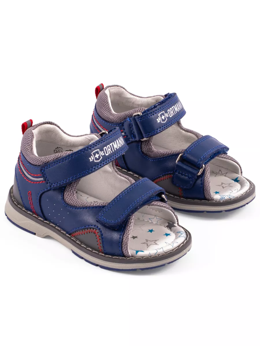 Сандалии ORTMANN kids 7.52.2_ALBENGA_синий/серый - фото 1