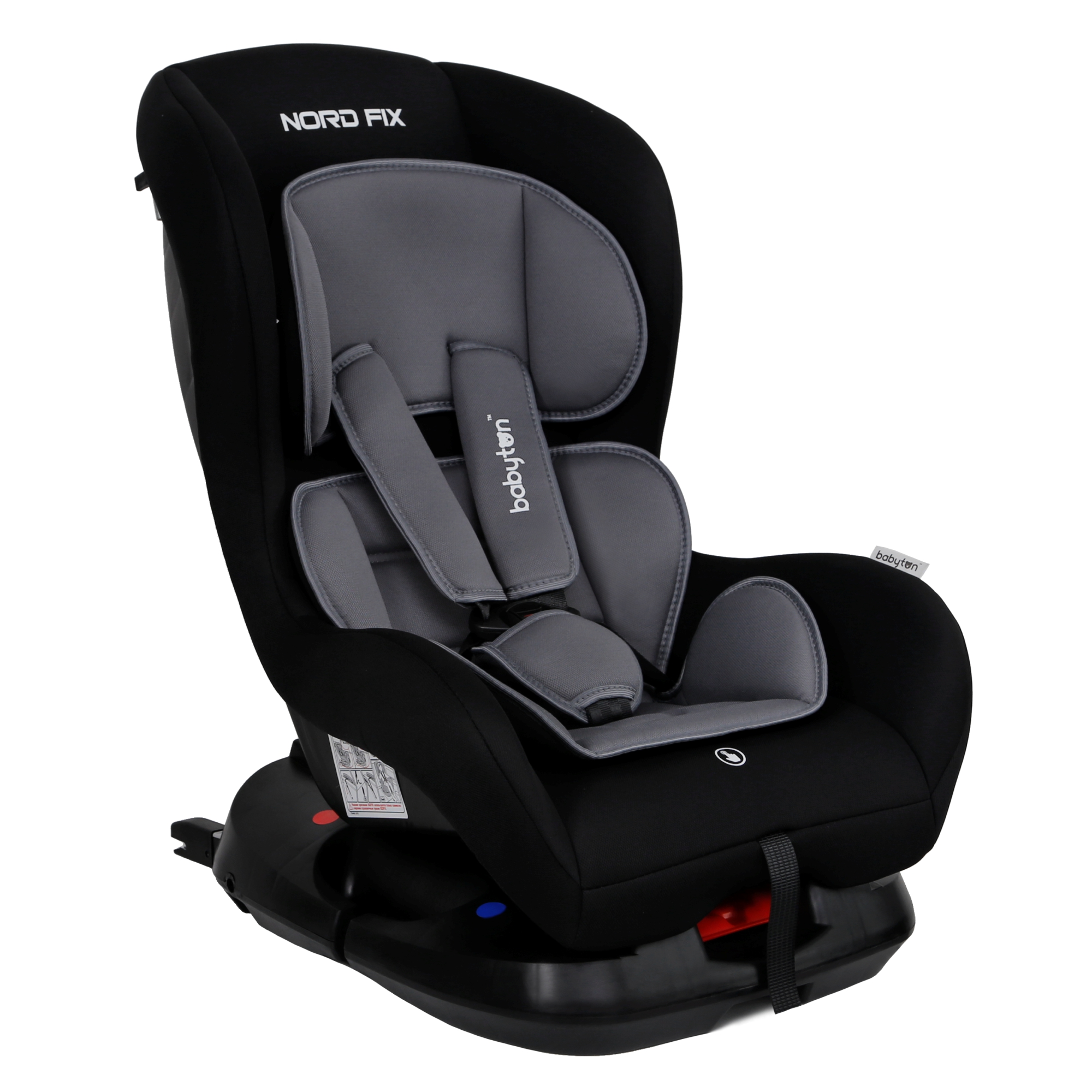 Автокресло Babyton Nord Fix Black-Grey Isofix 0+/1 (0-18 кг) - фото 14