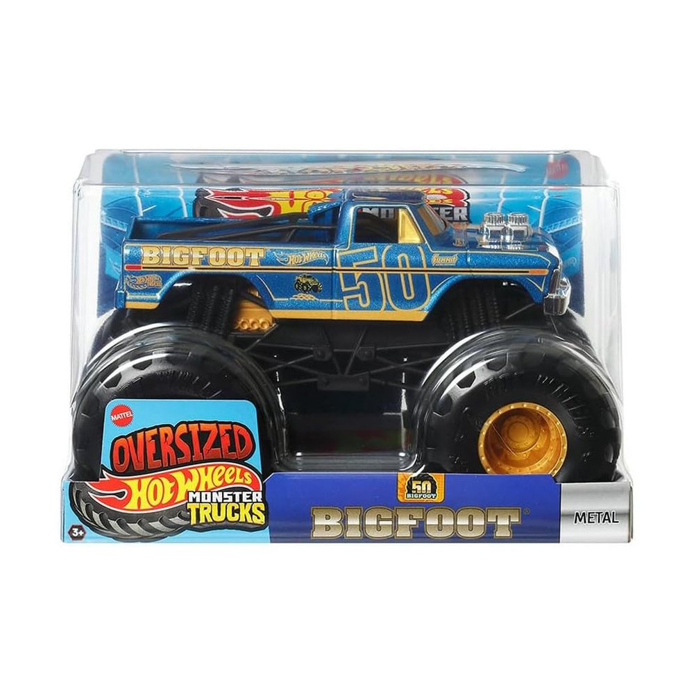 Монстр-трак Hot Wheels Monster Trucks 1:24 Bigfoot 1:24 FYJ83/JCC91 - фото 3