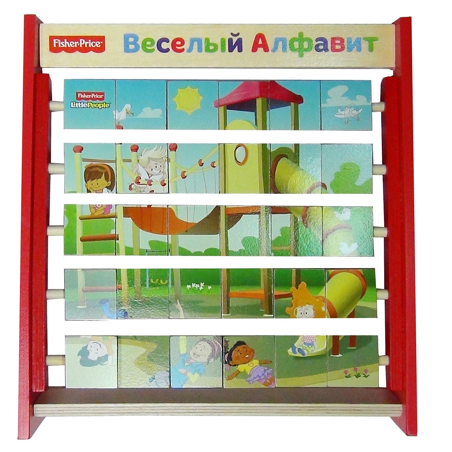Развивающие кубики FISHER PRICE Веселый алфавит-перевертыш - фото 4