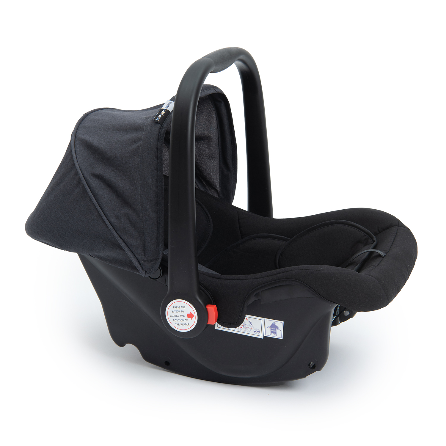 Коляска 3в1 Babyton Flexi Ride Black-Grey - фото 26