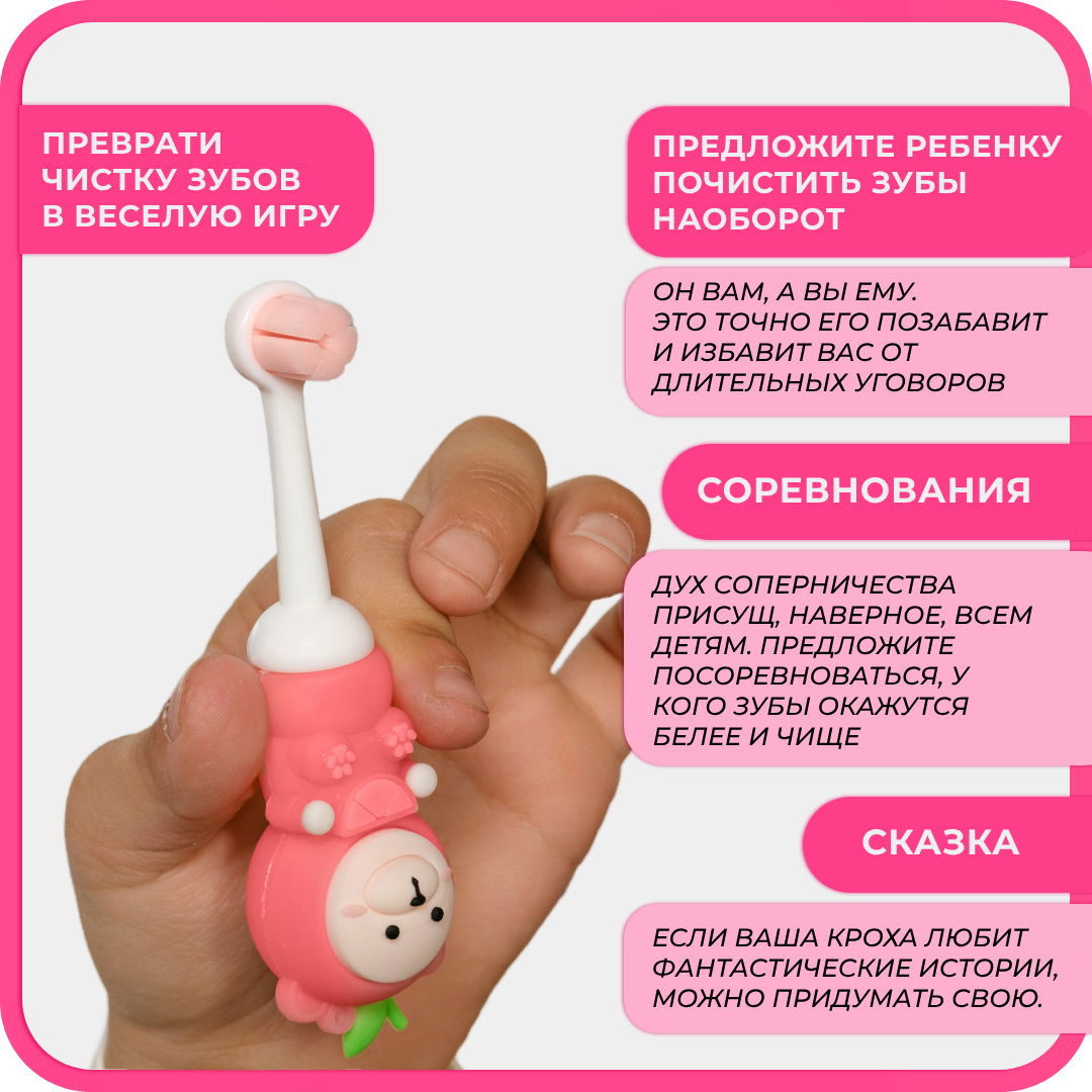 Зубная щетка классическая Чистый Зуб от 0 лет 1 шт. - фото 5