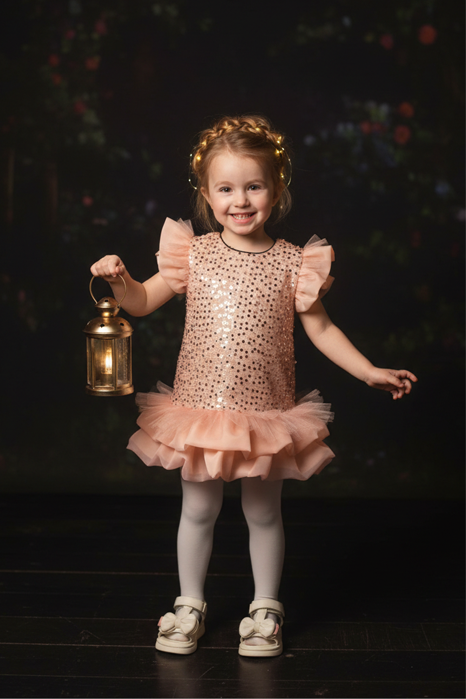 Платье Minilik Платье.Снежинка.Персик - фото 4