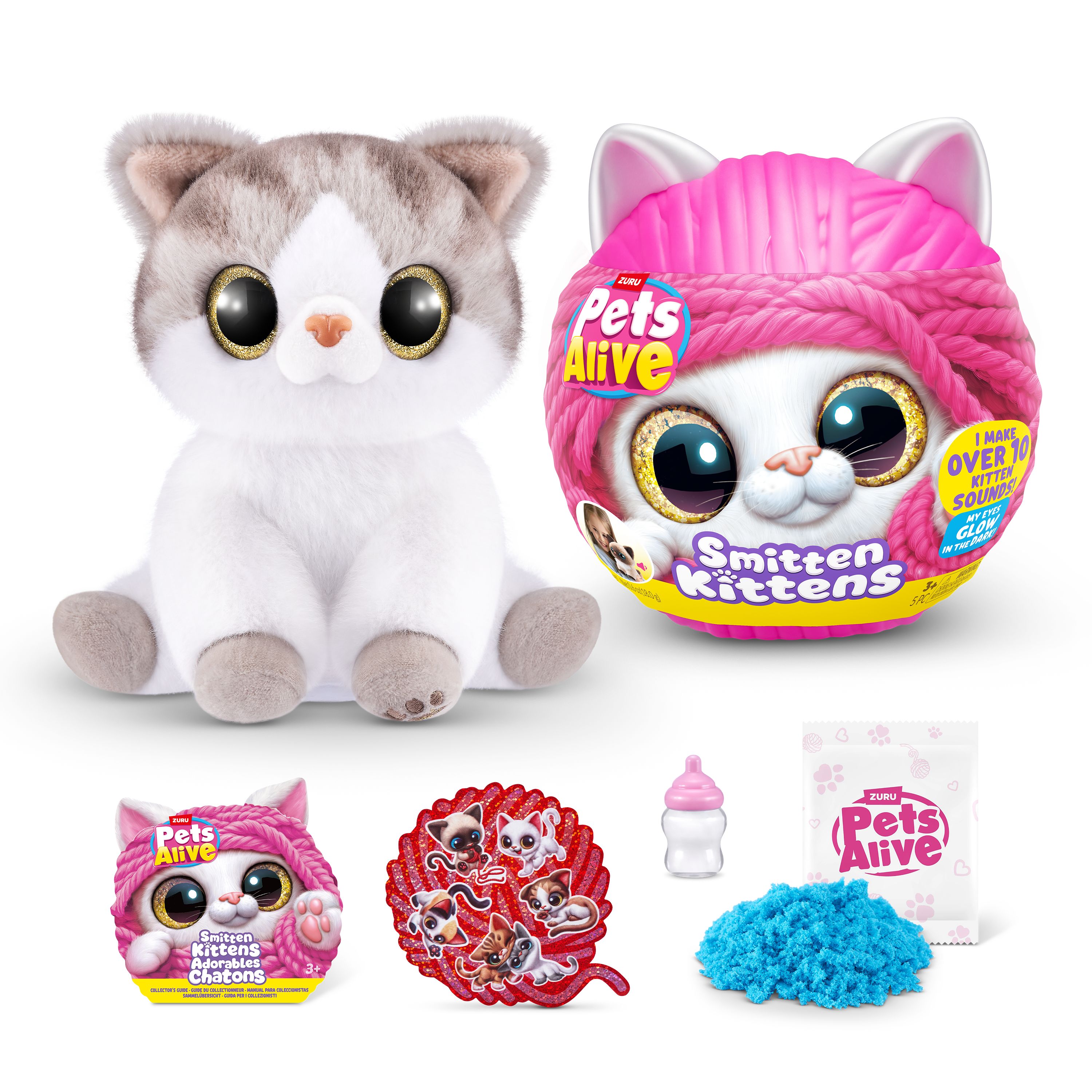 Мягкая игрушка Zuru Pets Alive Smitten Kittens - фото 15
