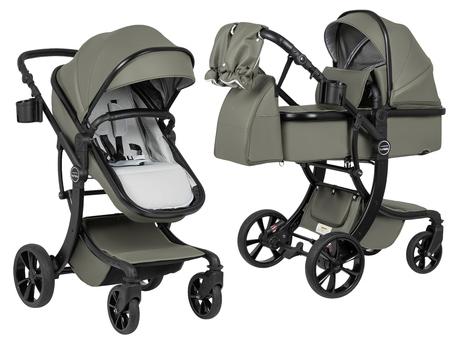 Коляска трансформер Aimile Adventurer хаки - фото 15