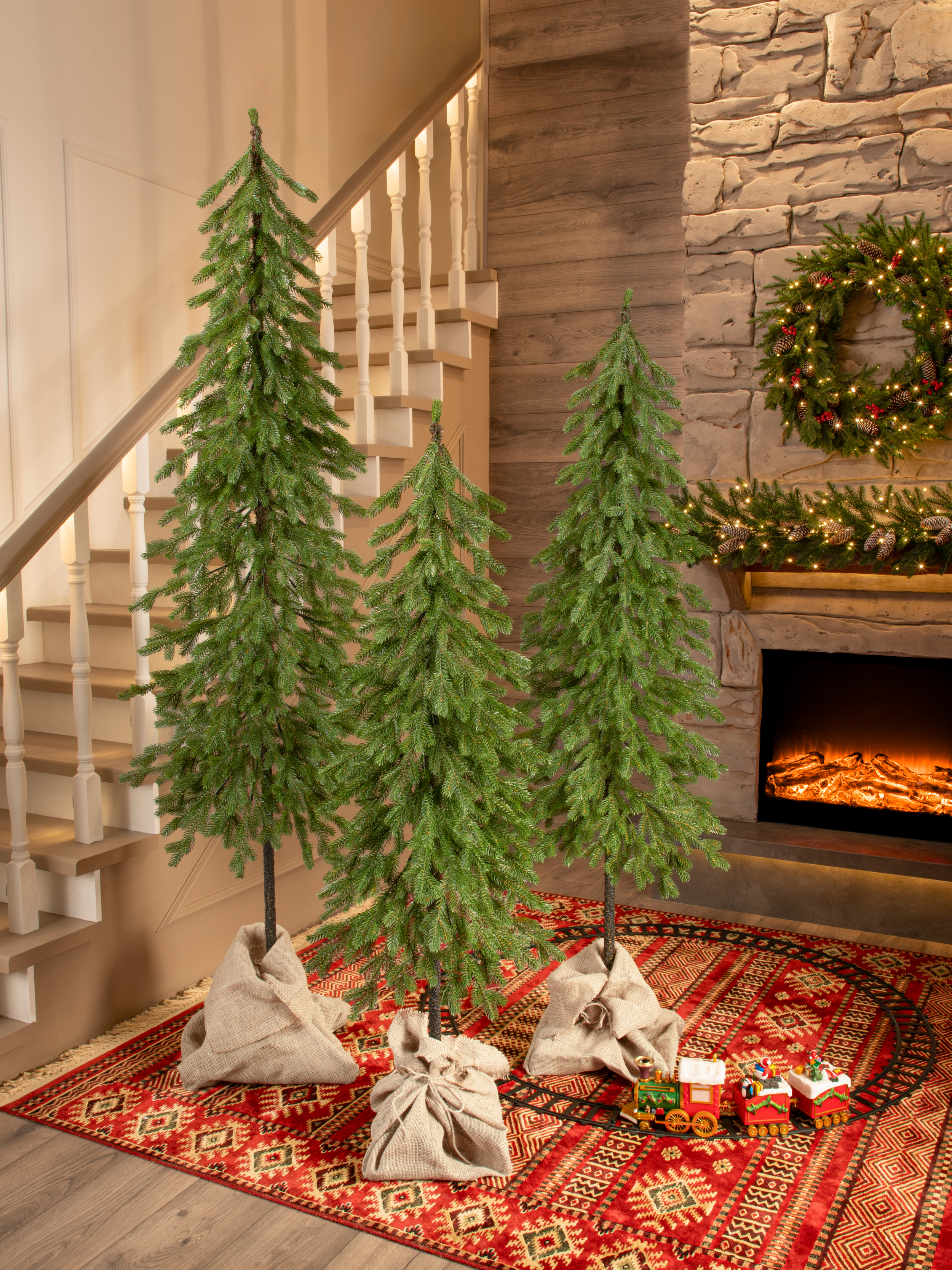 Ель Баллада Поезд Ёлок итая на высокой ножке 210см. - фото 3