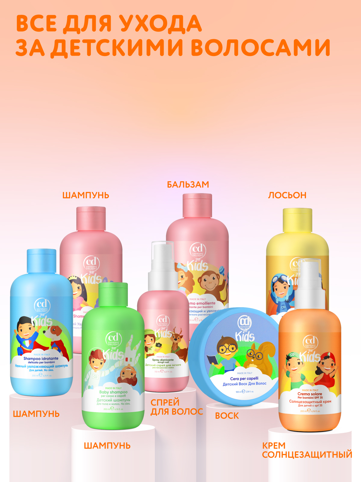 Лосьон для тела Constant Delight после загара FOR KIDS детский 200 мл - фото 6