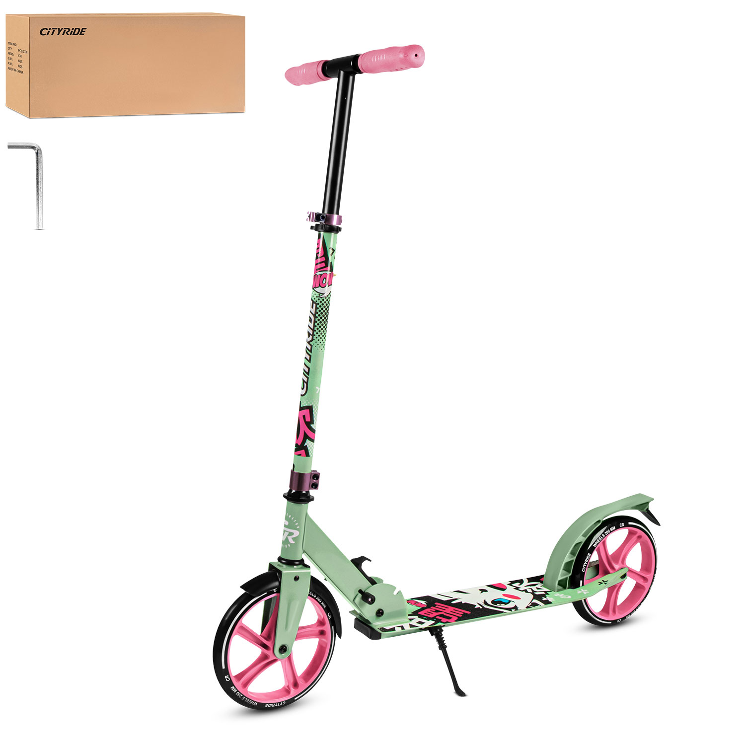 Самокат CITYRIDE двухколесный - фото 13