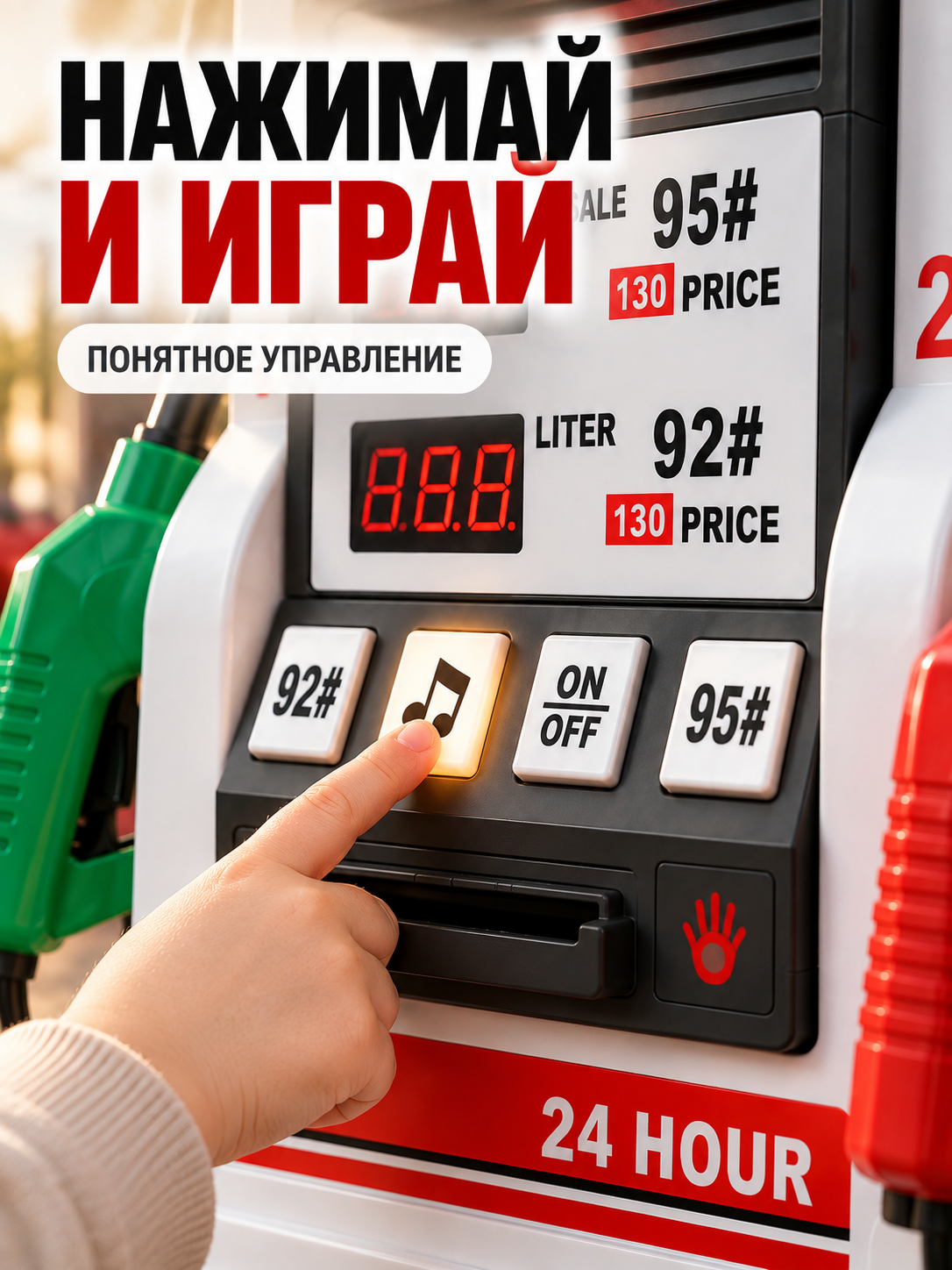 Заправка MiniMinds интерактивная НаборАвтозаправка - фото 2