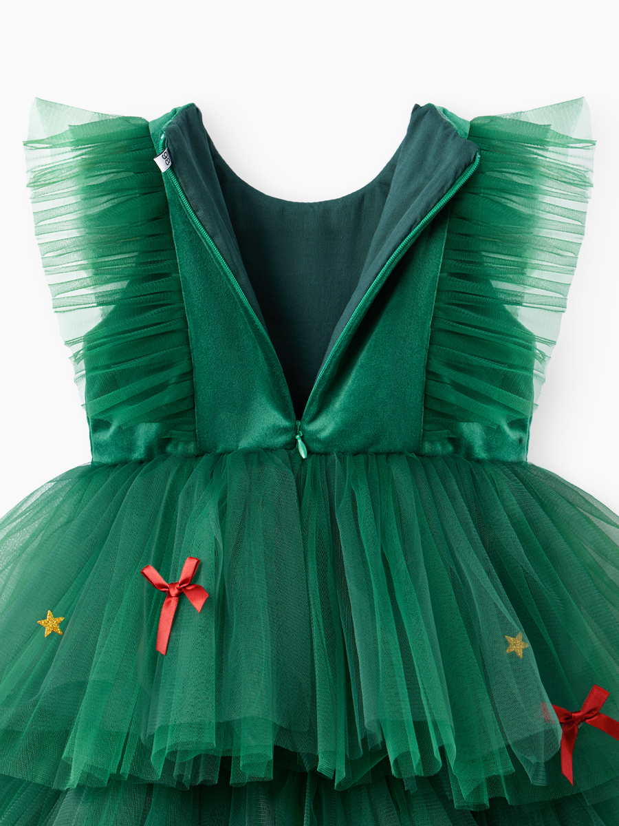 Платье Happy Baby 88570-1_dark green - фото 17