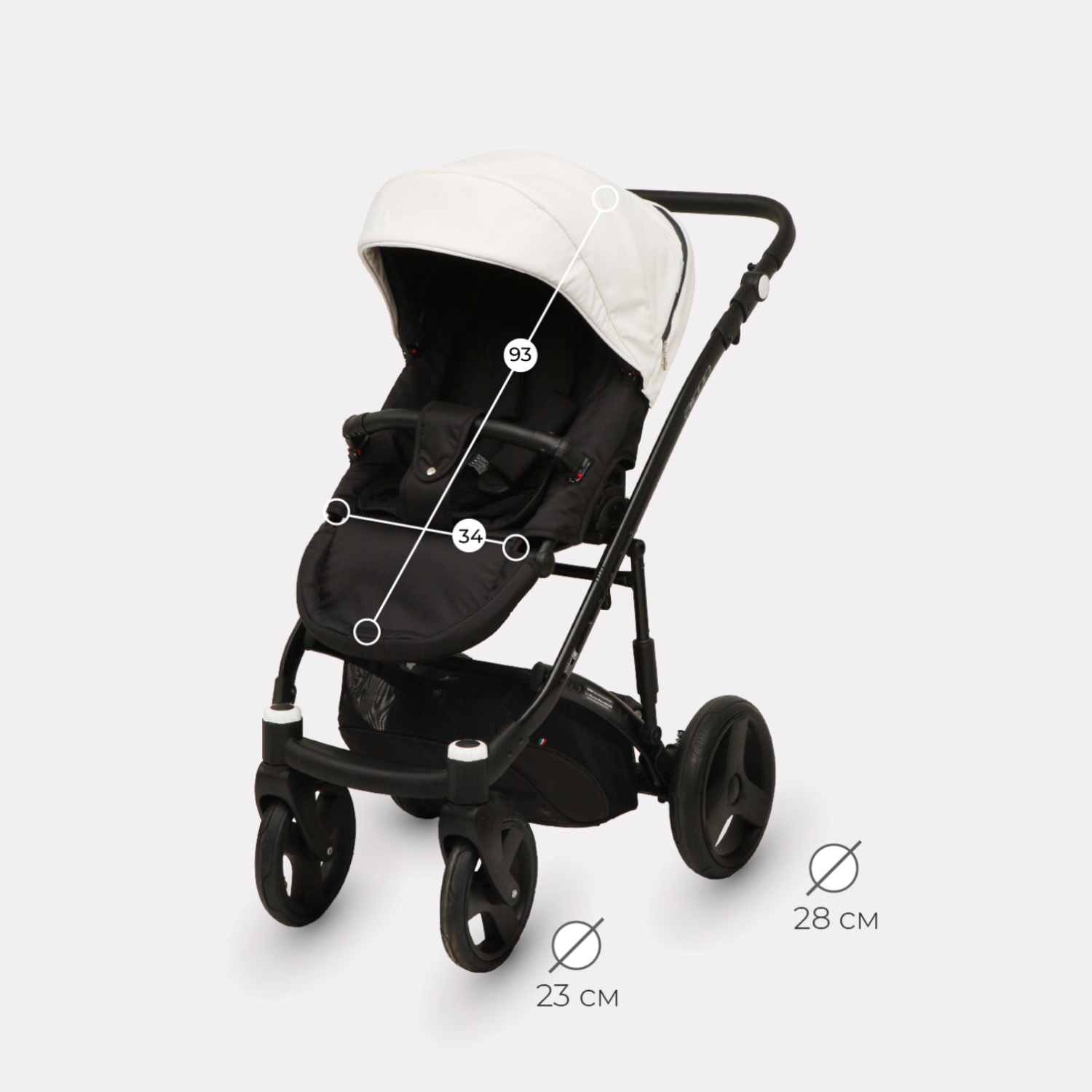 Коляска 3в1 Riko Basic Aicon Ecco - фото 3