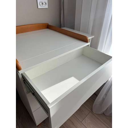 Детский пеленальный комод Incanto Anniken LUX 800/3 цвет белый бук