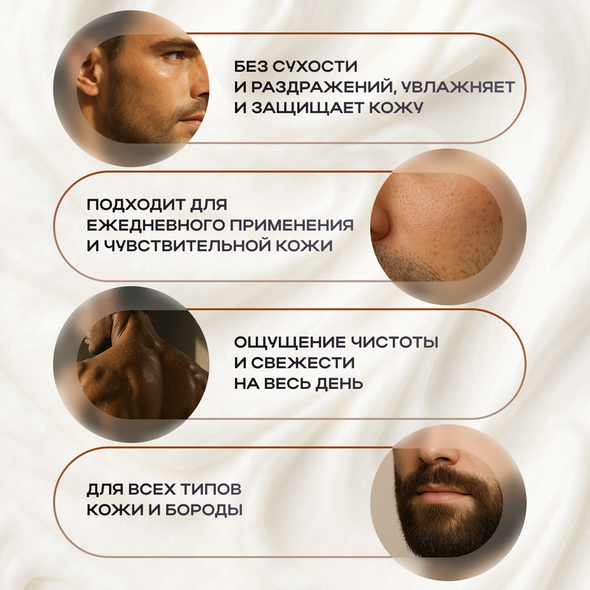 Гель Roslin Тонизирующий для душа мужской 1000 мл в ассортименте - фото 3