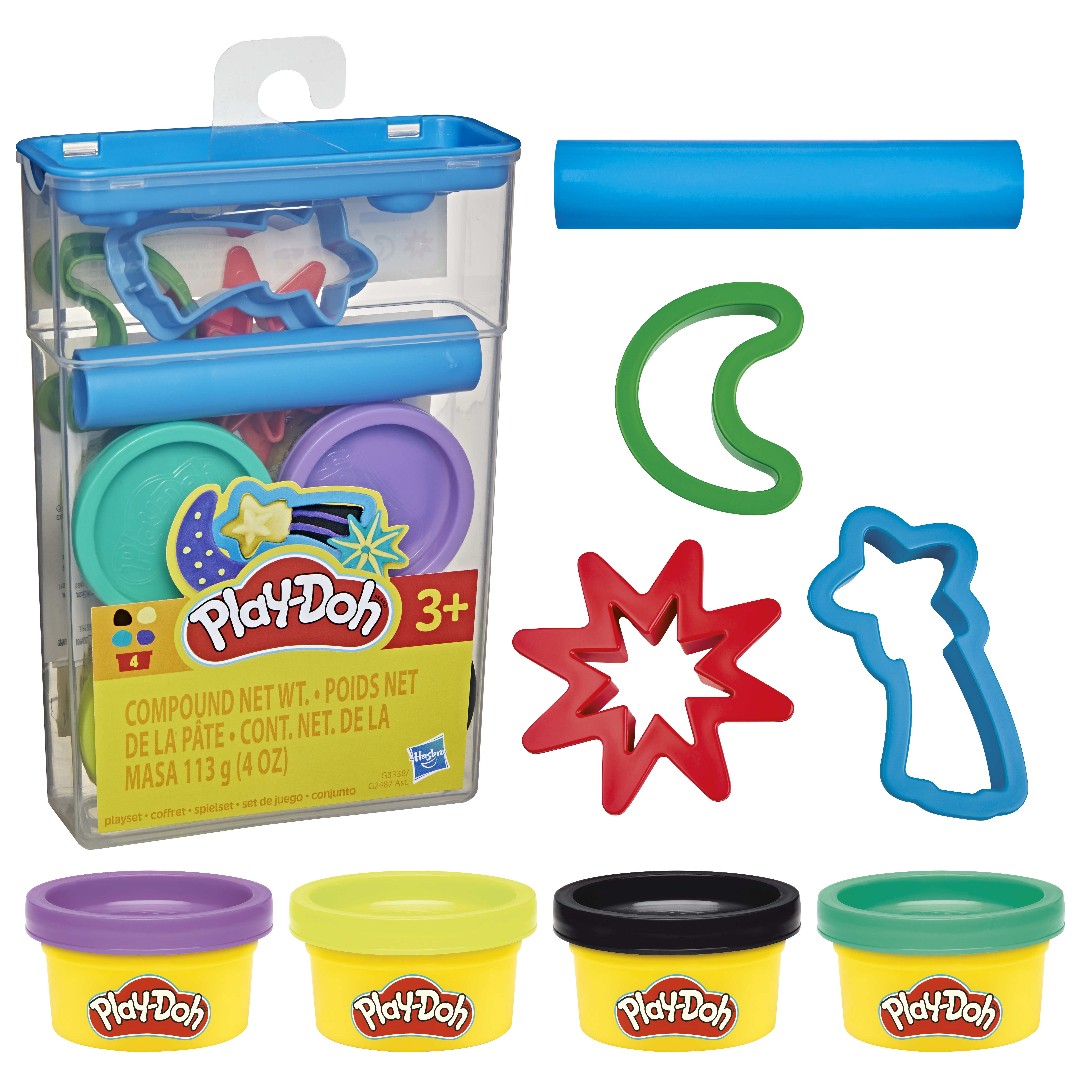 Масса для лепки Hasbro Play Doh в контейнере Космос - фото 3
