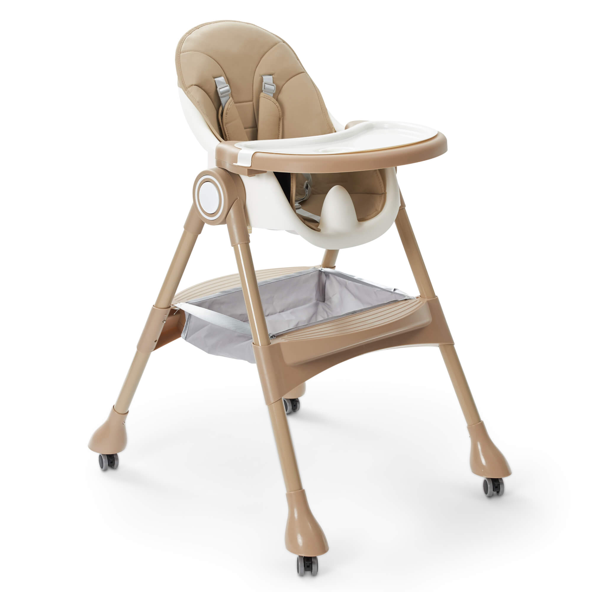 Стульчик для кормления UNIX Kids Classic бежевый - фото 11