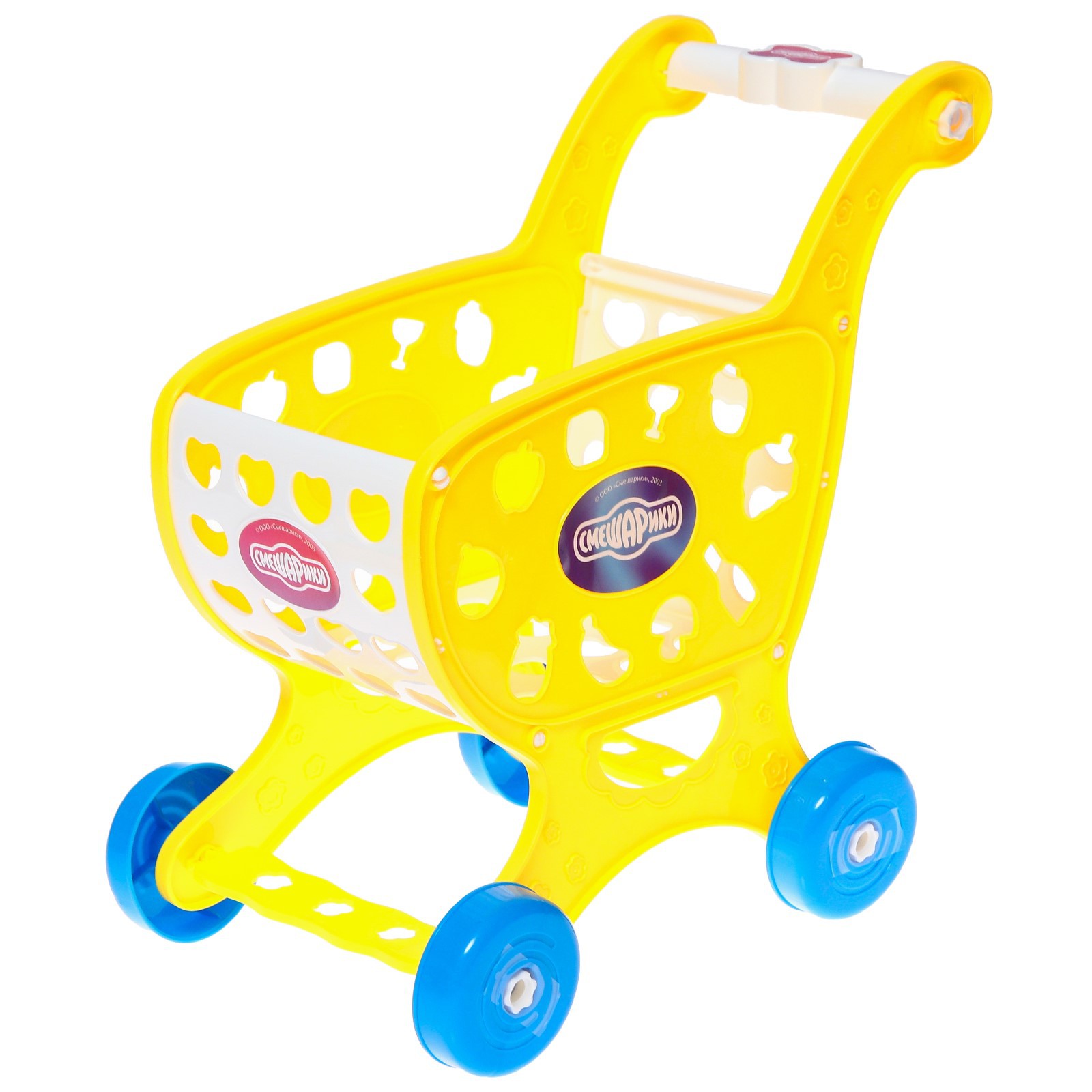 Игровой набор Смешарики тележки и корзинки, продукты - фото 8
