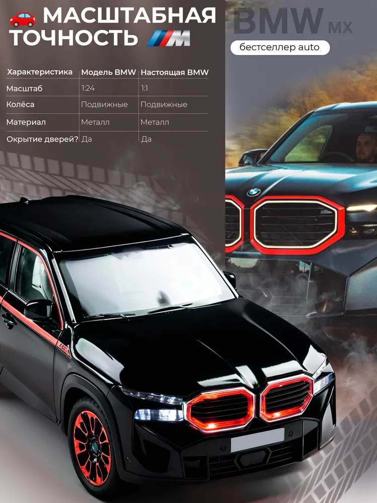 Автомобиль Бестселлер BMW 1:24 02.00.0321 - фото 6