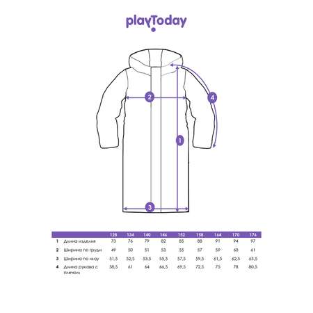 Пальто PlayToday