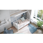 Кровать односпальная IKEA Ош (белый)