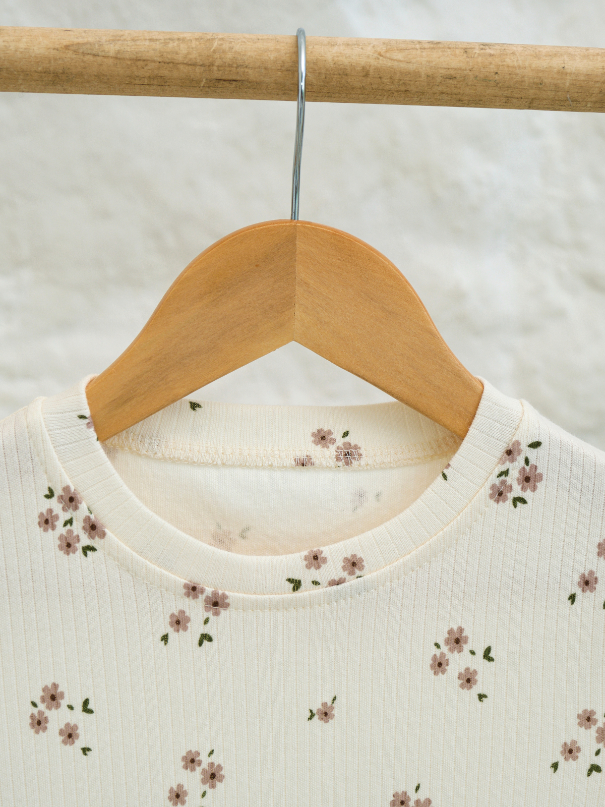 Футболка 3 шт Jelly Whale K24T04-3-BrFlwr-Milk-Milk2 - фото 8