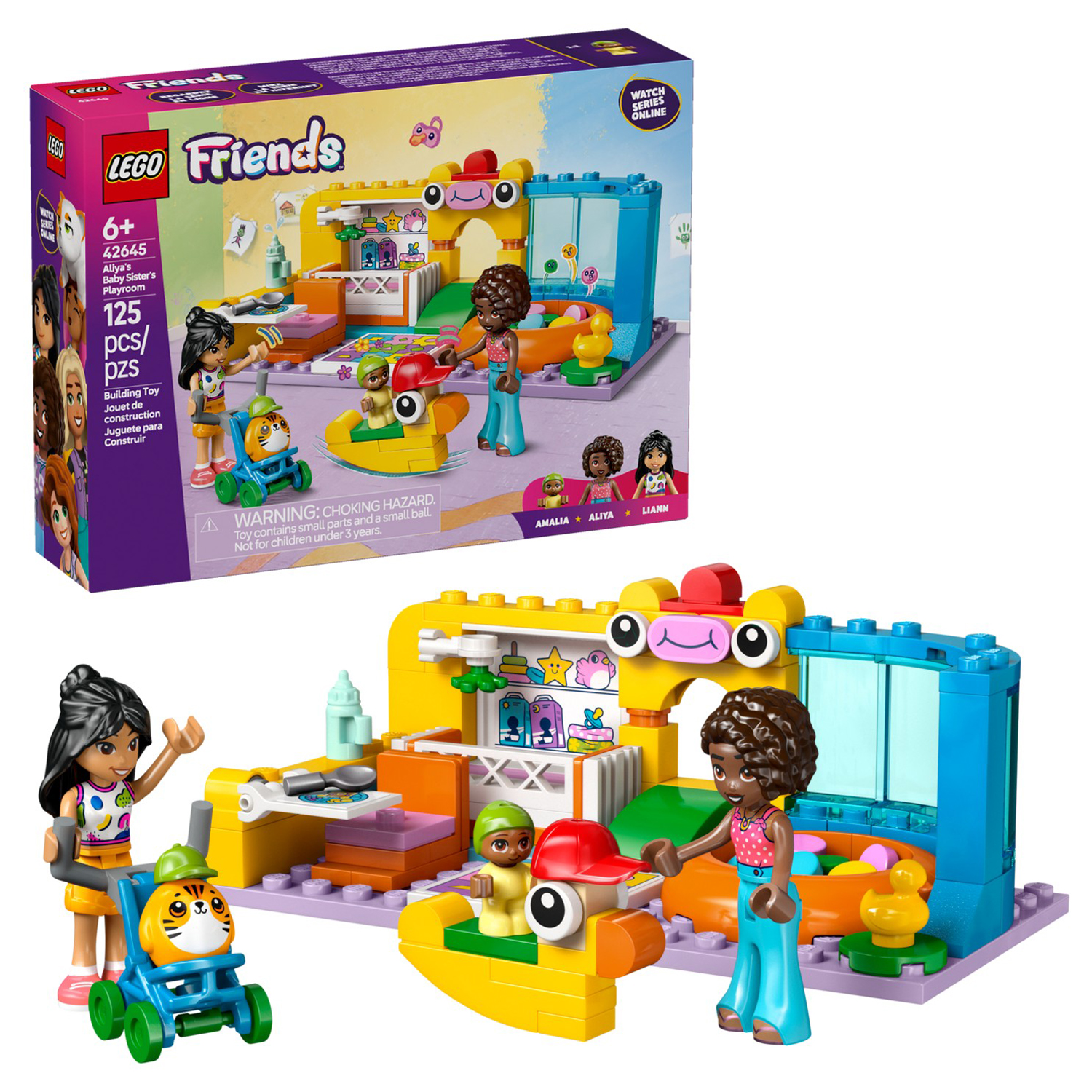 Конструктор LEGO Friends Игровая младшей сестры Алии блочный - фото 1