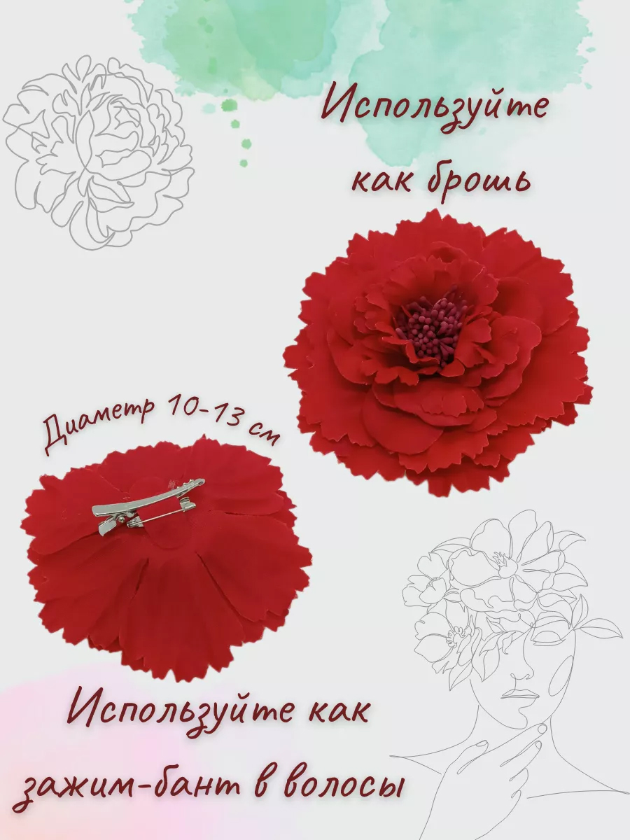 Брошь Дамский рай Ц_брошь19 - фото 4