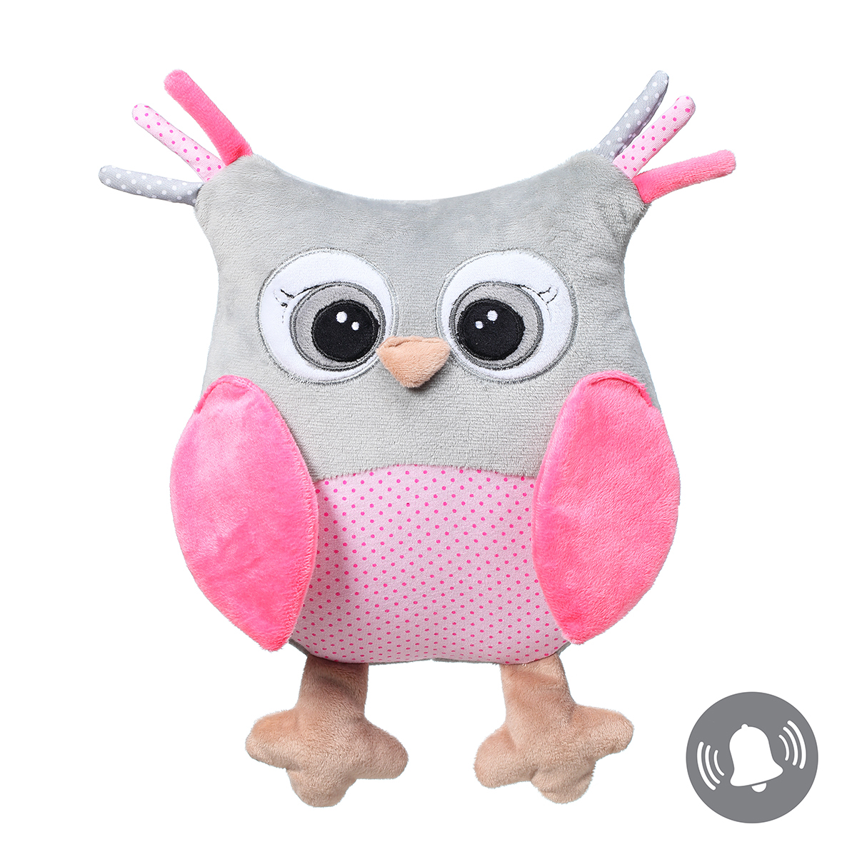 Игрушка мягкая Babyono сова Сова Sofia 33 см в ассортименте - фото 3