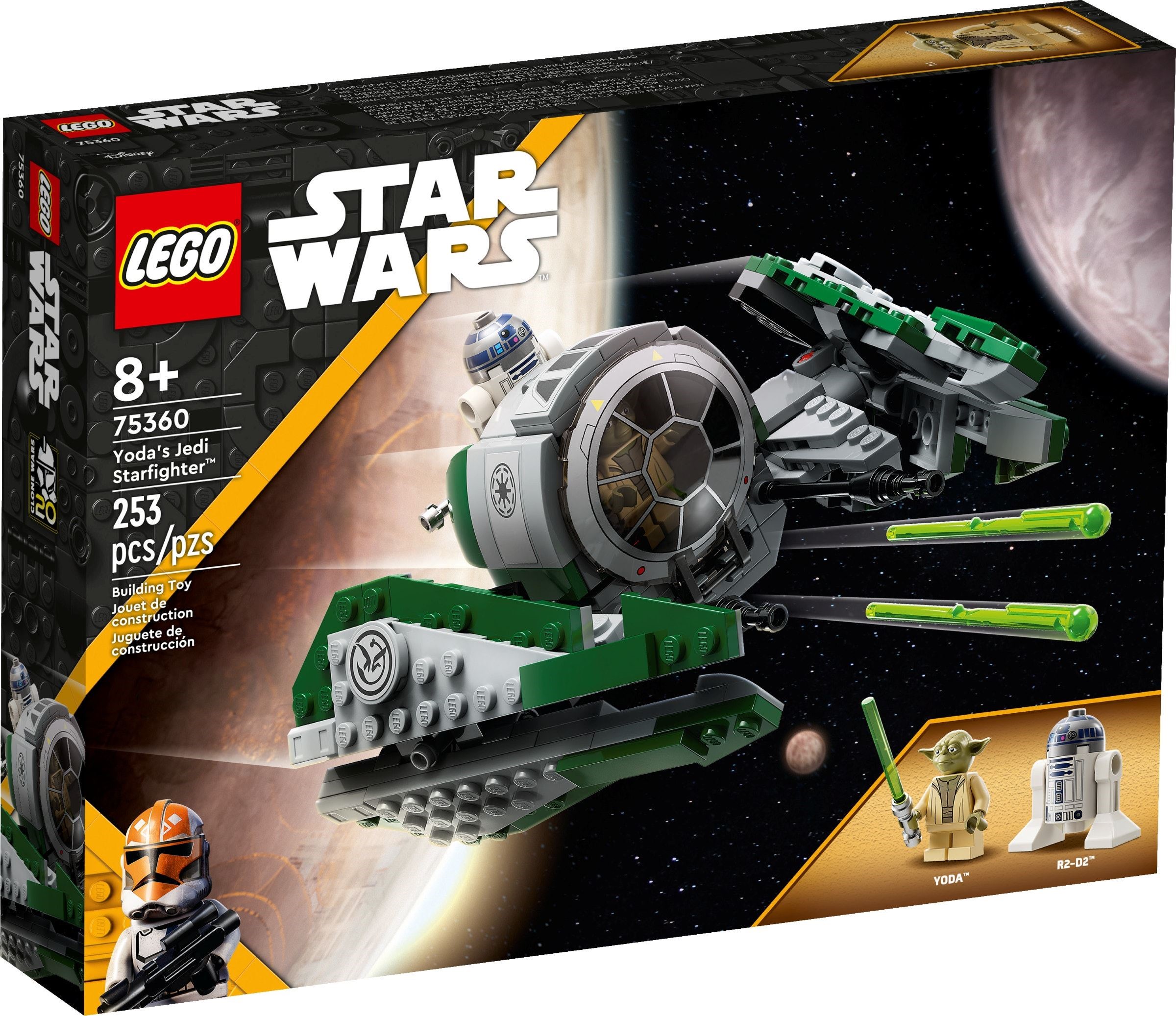 Изображение товара LEGO Star Wars Джедайский истребитель Йоды 75360 - Конструктор