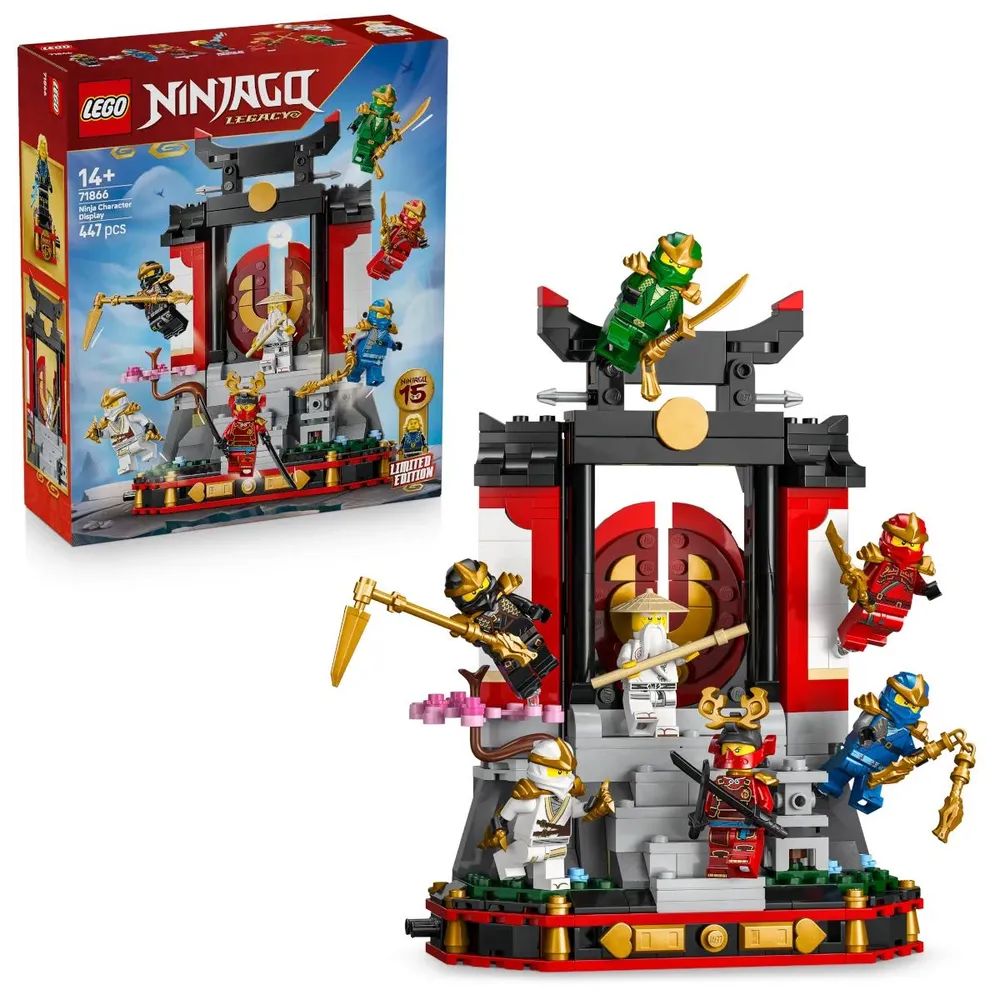 Конструктор LEGO NINJAGO Выставка персонажей ниндзя 447 дет. - фото 1