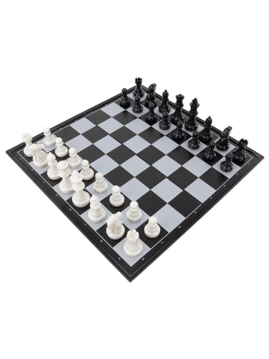 Настольная игра Золотая сказка шахматы, шашки, нарды 32x32 см - фото 7