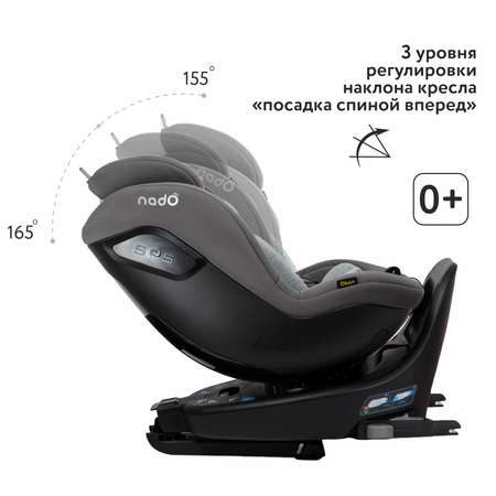 Автокресло nado Coconut ash Isofix 0+/1 (0-18 кг)