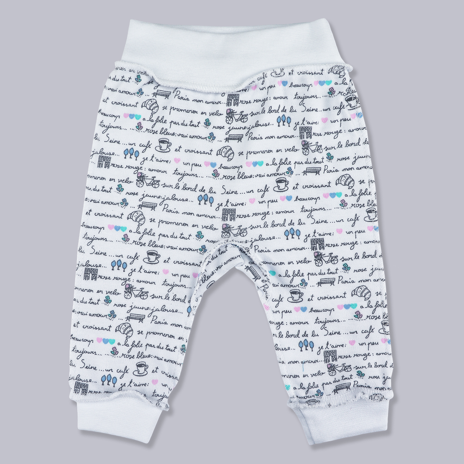 Штанишки LEO 1701_сердце синее - фото 1