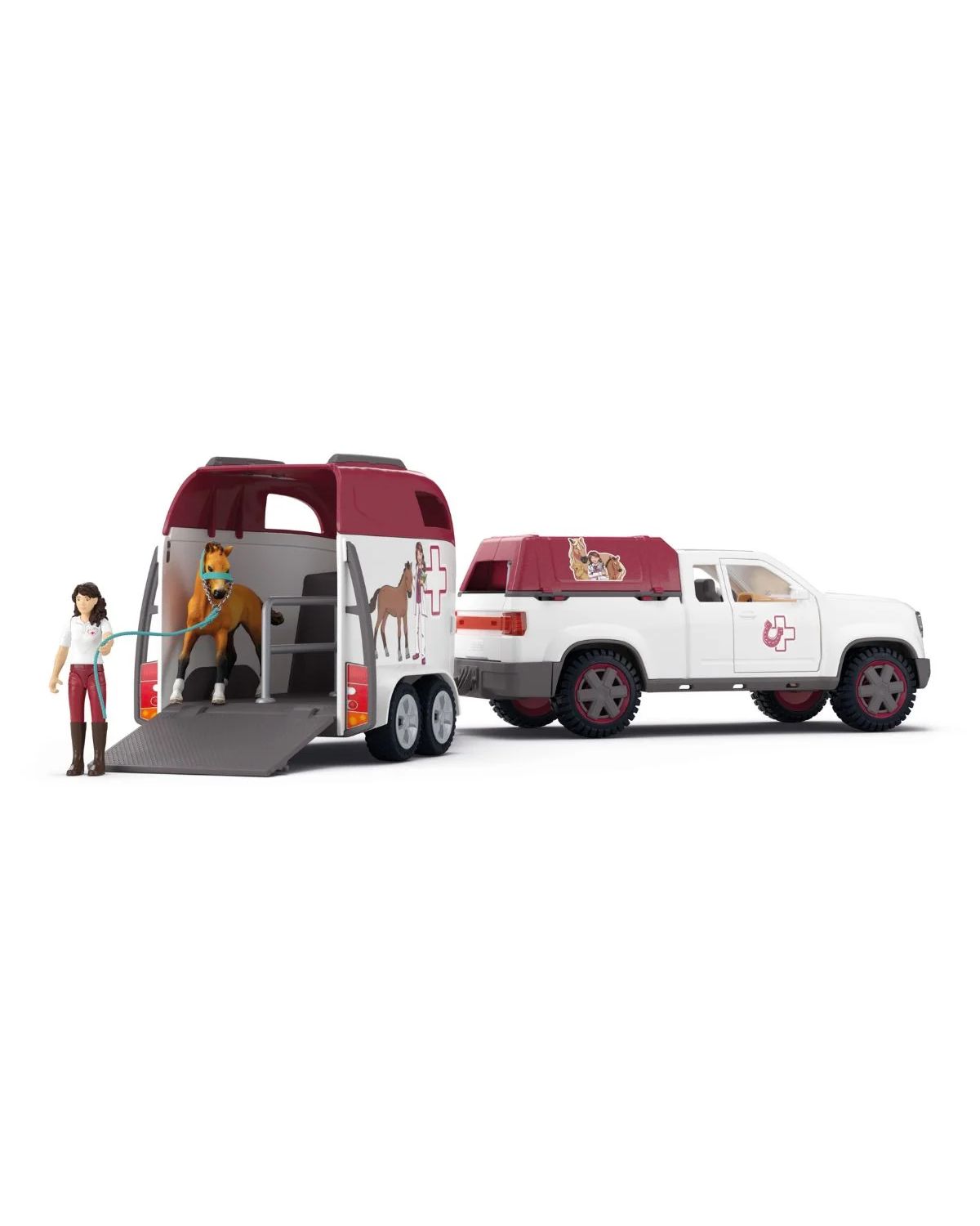 Игровой набор SCHLEICH Mobile vet with trailor - фото 3
