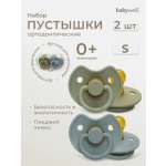 Пустышка BabyWell латекс классическая от 0 мес. 2 шт.