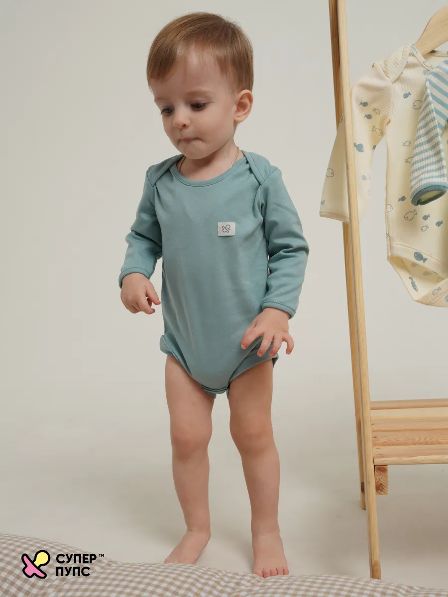 Боди 3 шт Супер Пупс нбр/3пр/бд/sk20/полоска/рыбки - фото 10