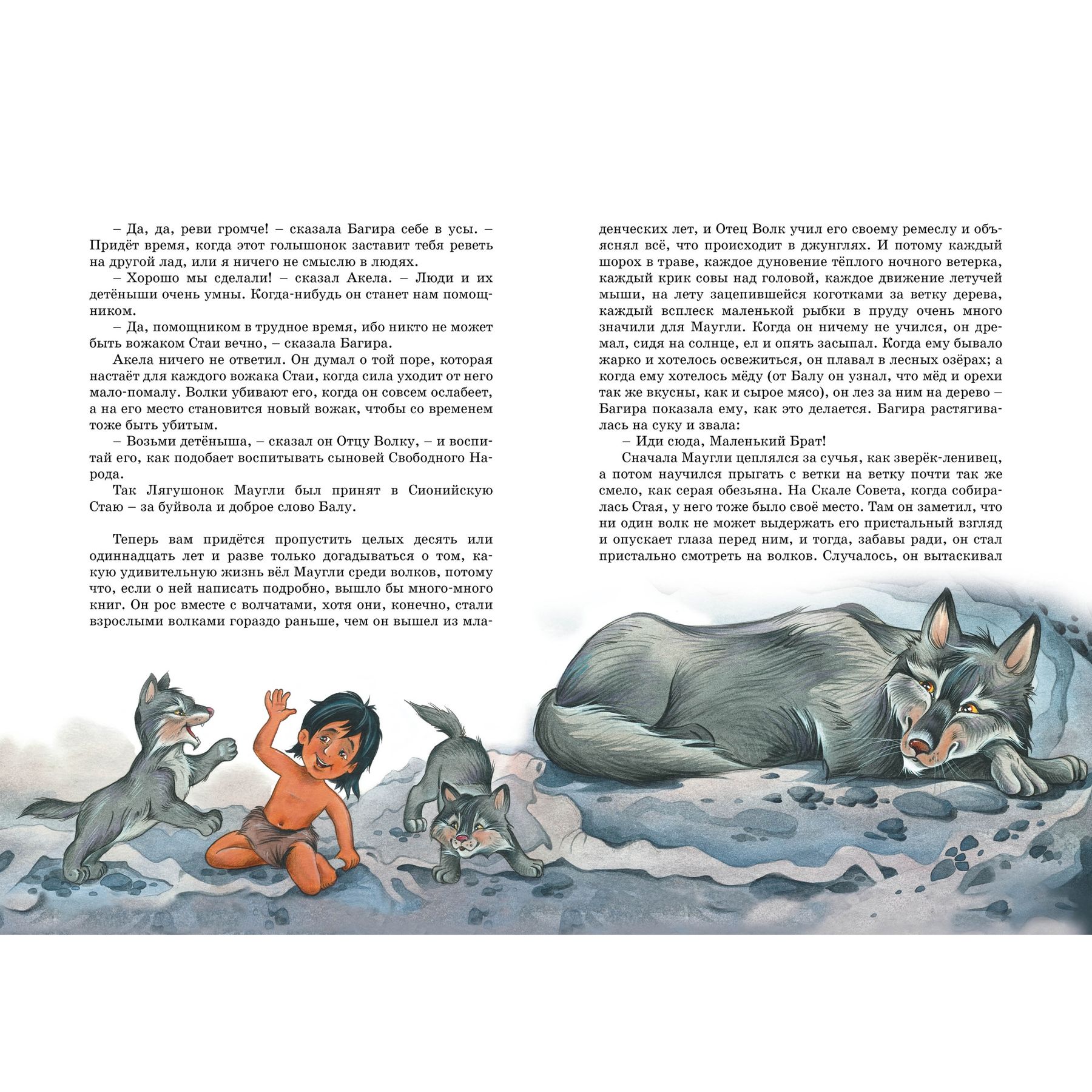 Книга Махаон Маугли. - фото 10