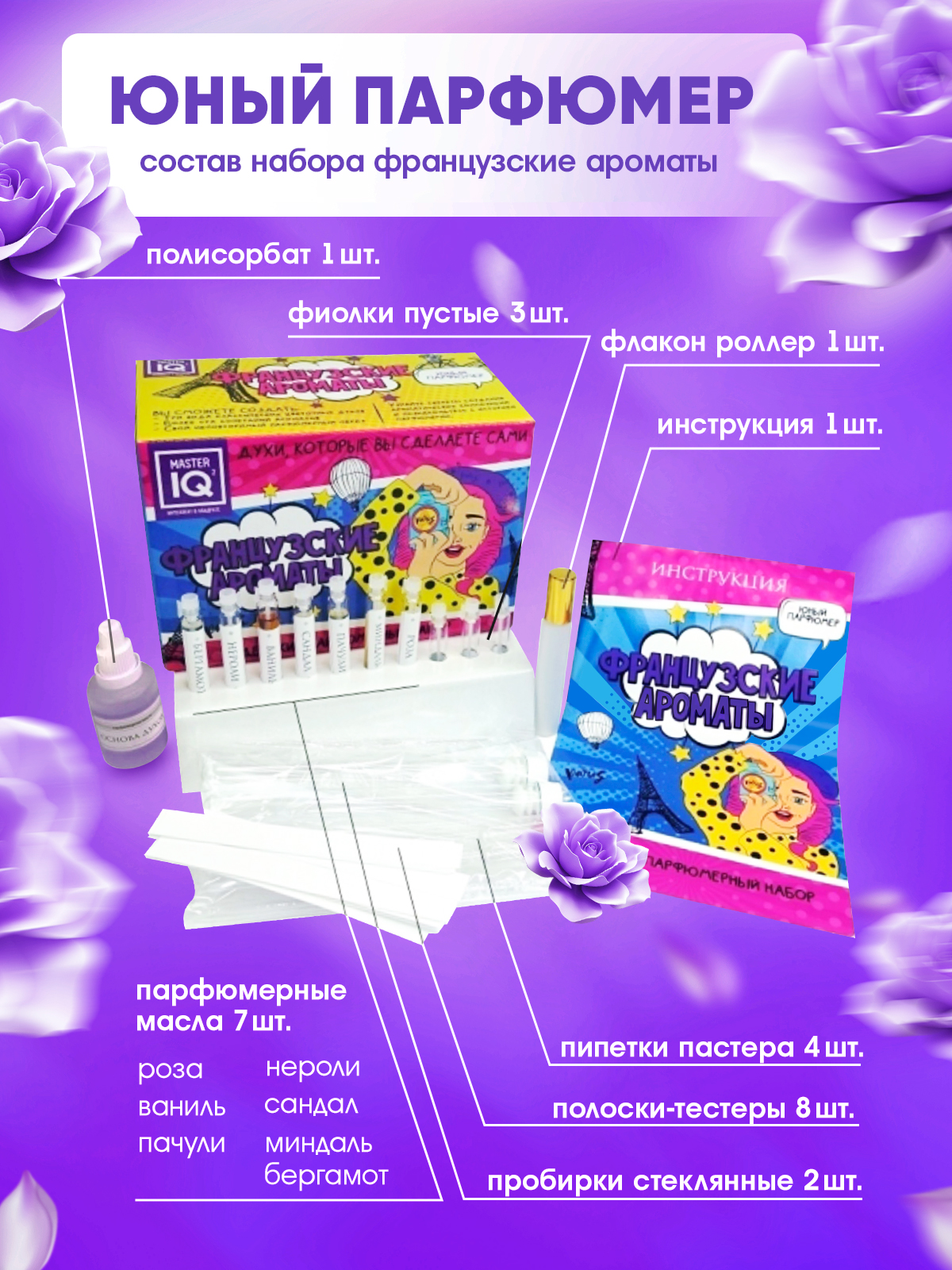 Набор Master IQ2 Французские ароматы парфюм - фото 9