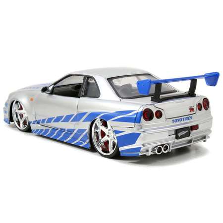 Автомобиль Jada Nissan Skyline GTR R34 1:24