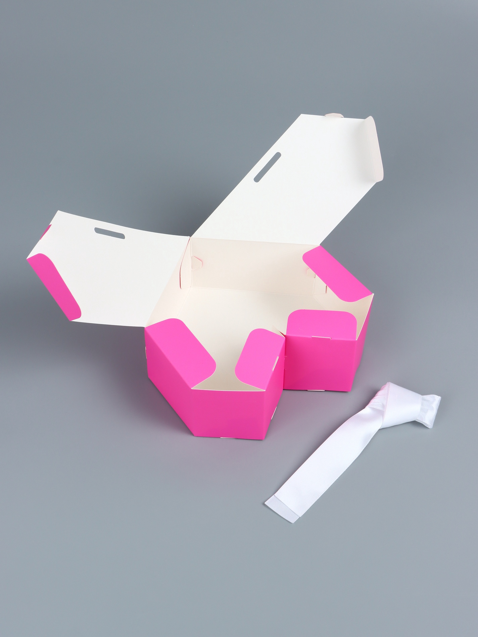 Коробка самосборная UPAK LAND сердце розовая - фото 2