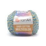 Пряжа для вязания YarnArt Baby cotton multicolor 50 гр 165 м хлопок акрил детская 10 мотков цвет 5211