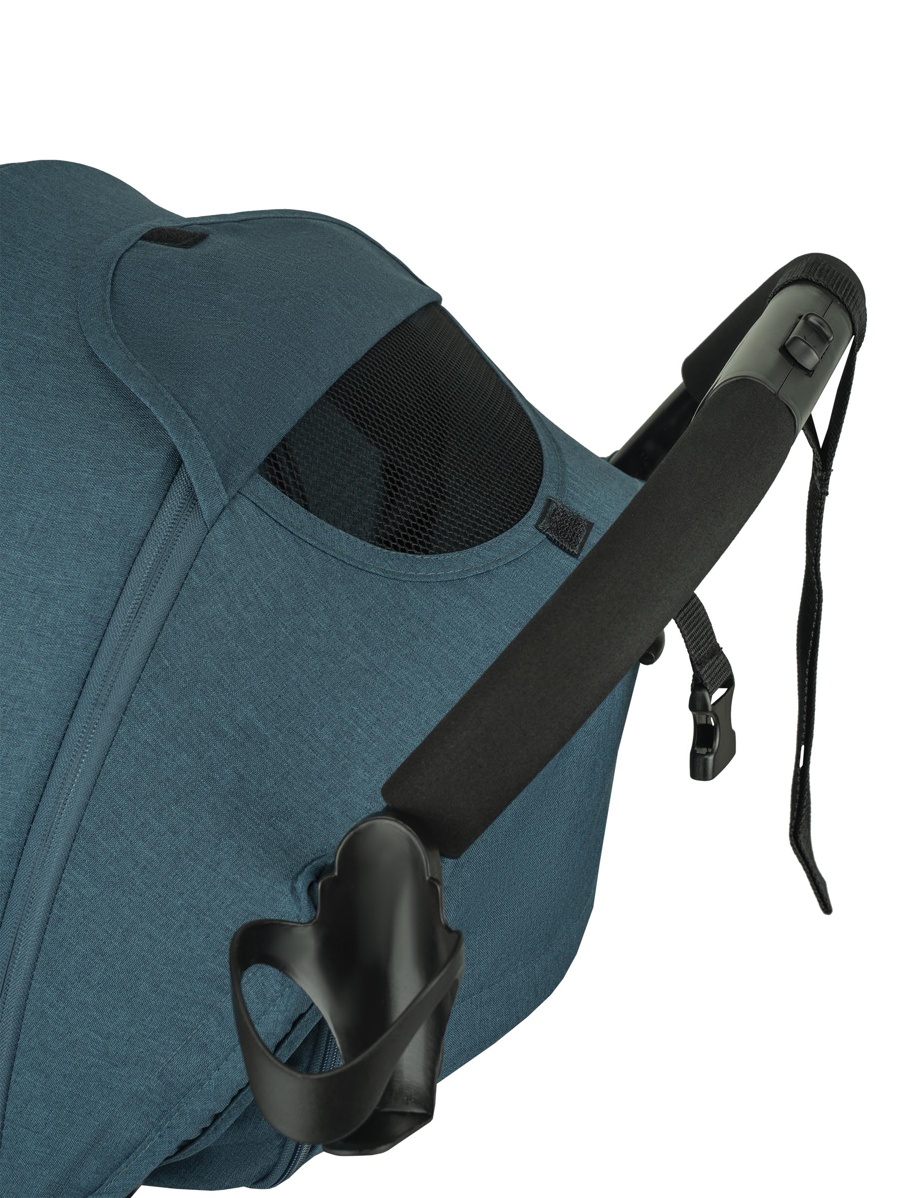 Коляска прогулочная Indigo Trip для путешествий синий - фото 22