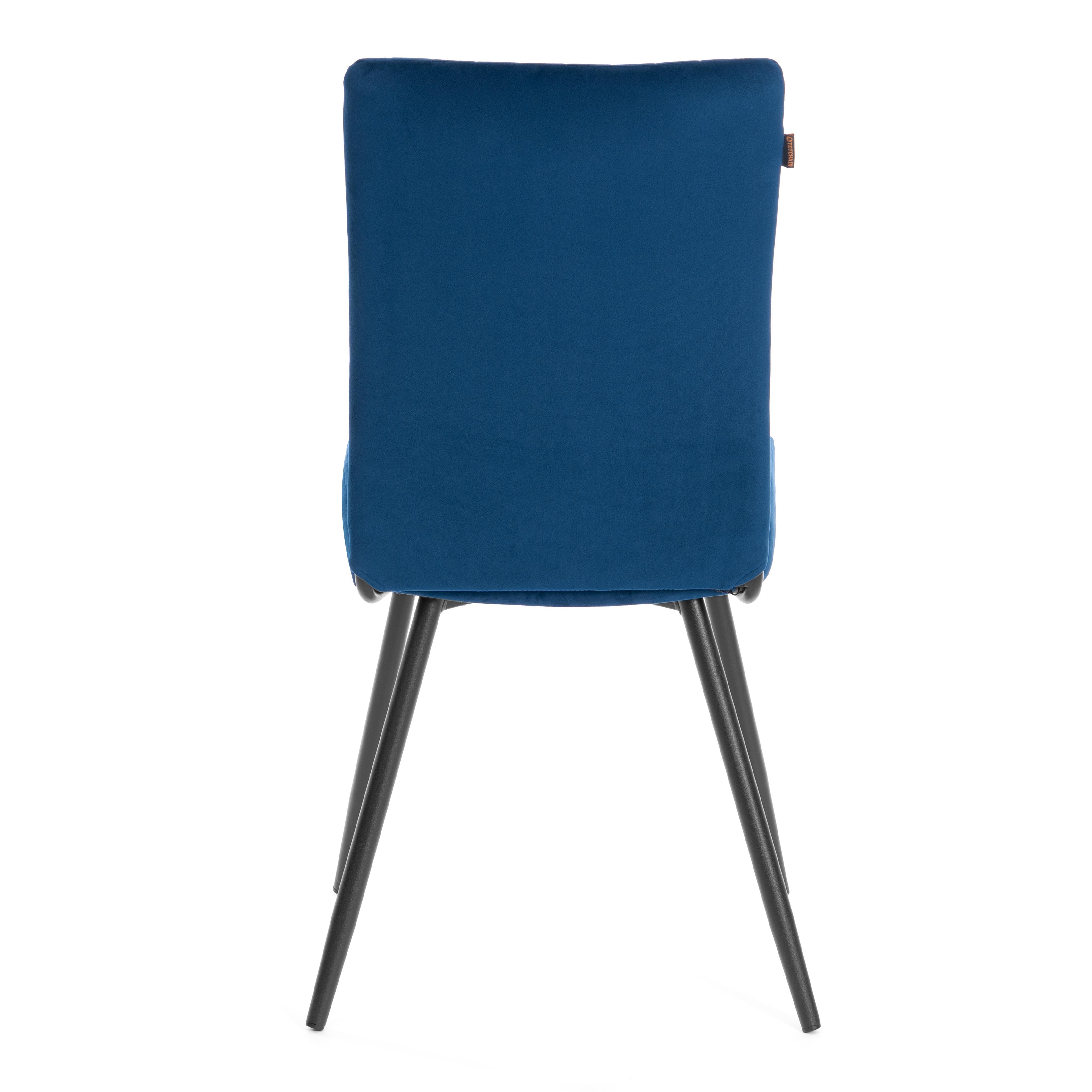 Стул TETCHAIR велюр синий/черный 1 шт. - фото 6