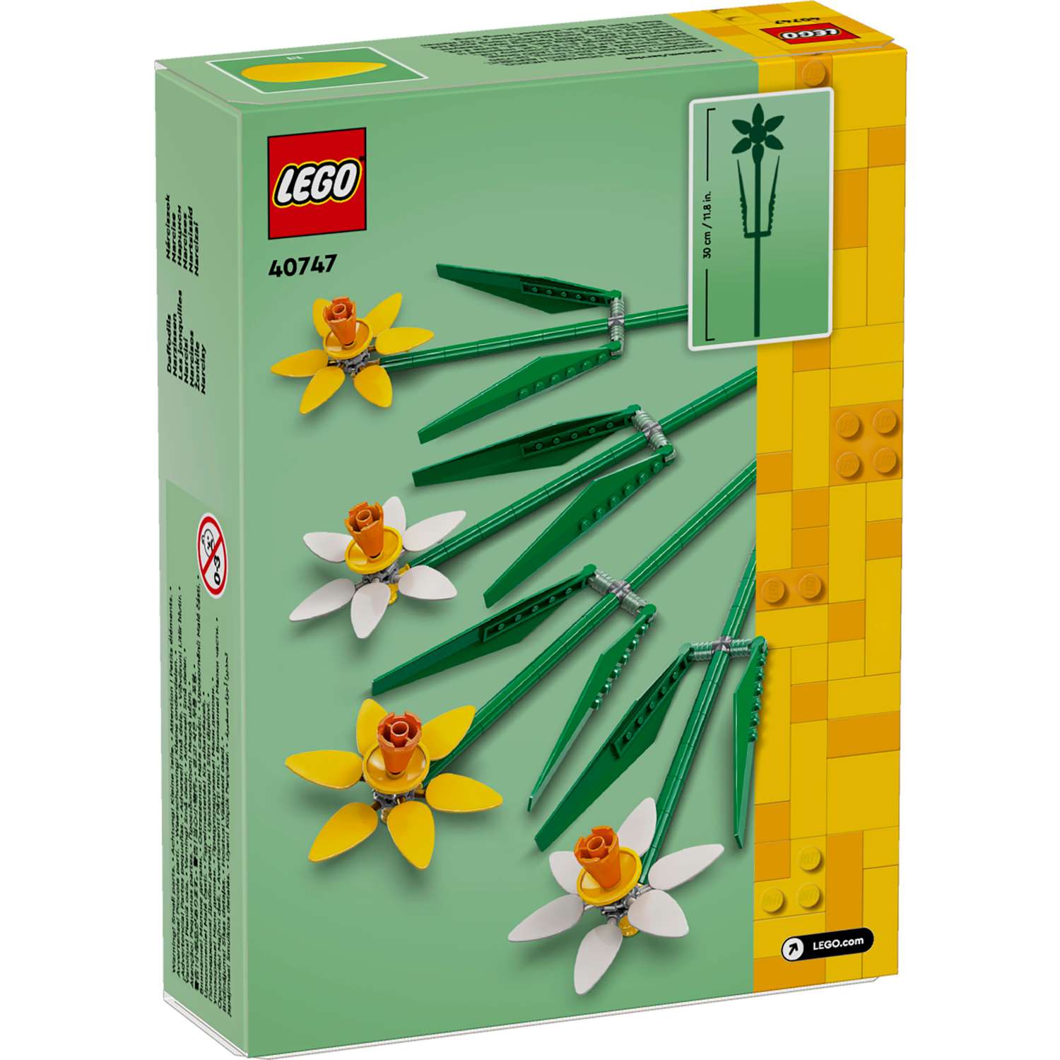 Конструктор LEGO Botanicals Нарциссы 216 дет. - фото 4