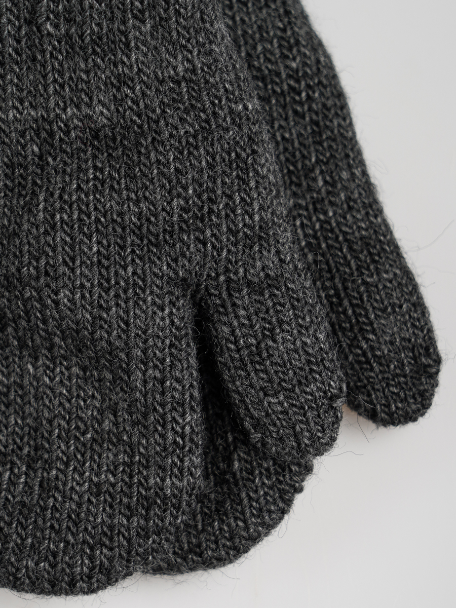 Варежки 2 пары ПриКиндер U-W_232826 Цвет: Черный/графит - фото 4