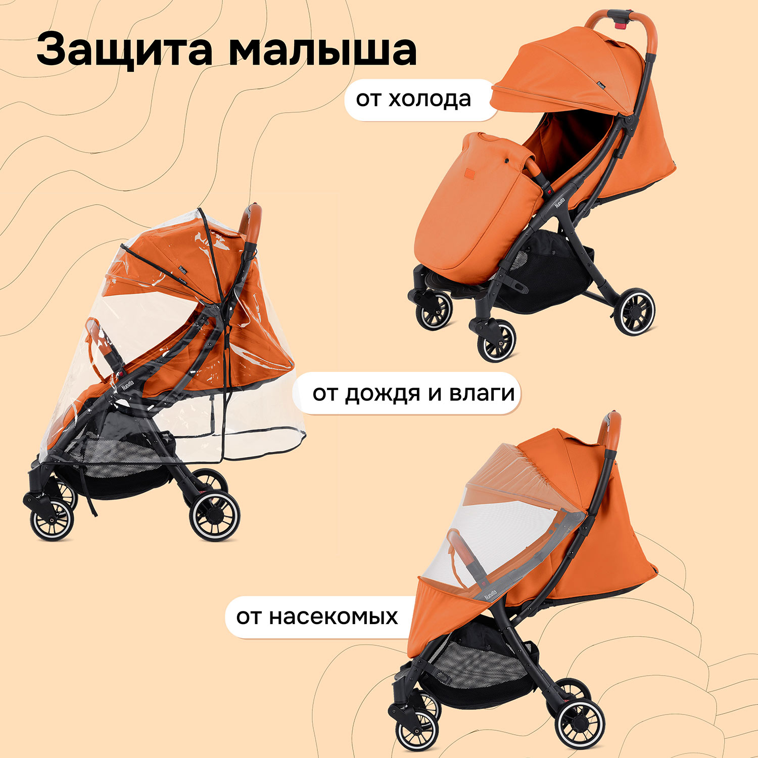 Коляска прогулочная Nuovita Jazz - фото 11