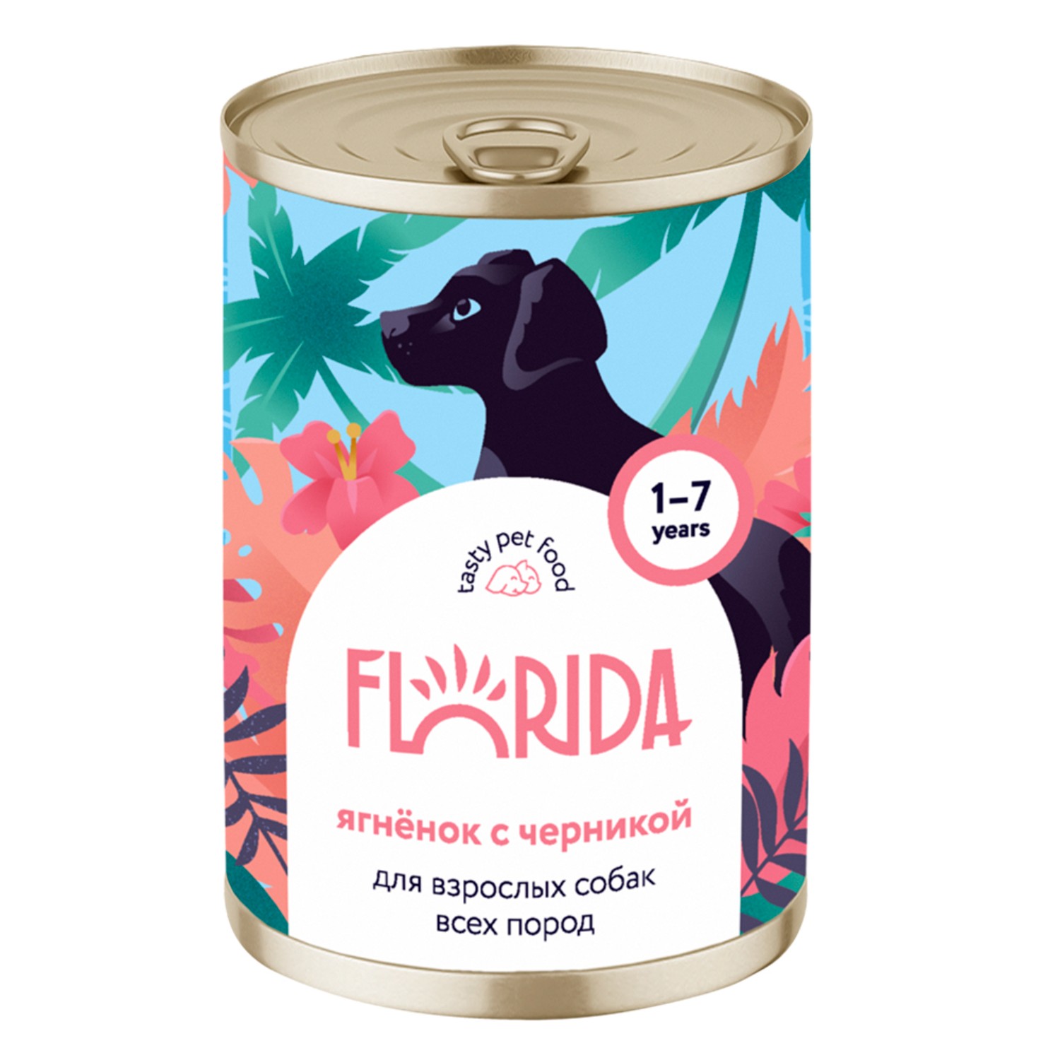 Корм для собак Florida 400г ягненок-черника - фото 1