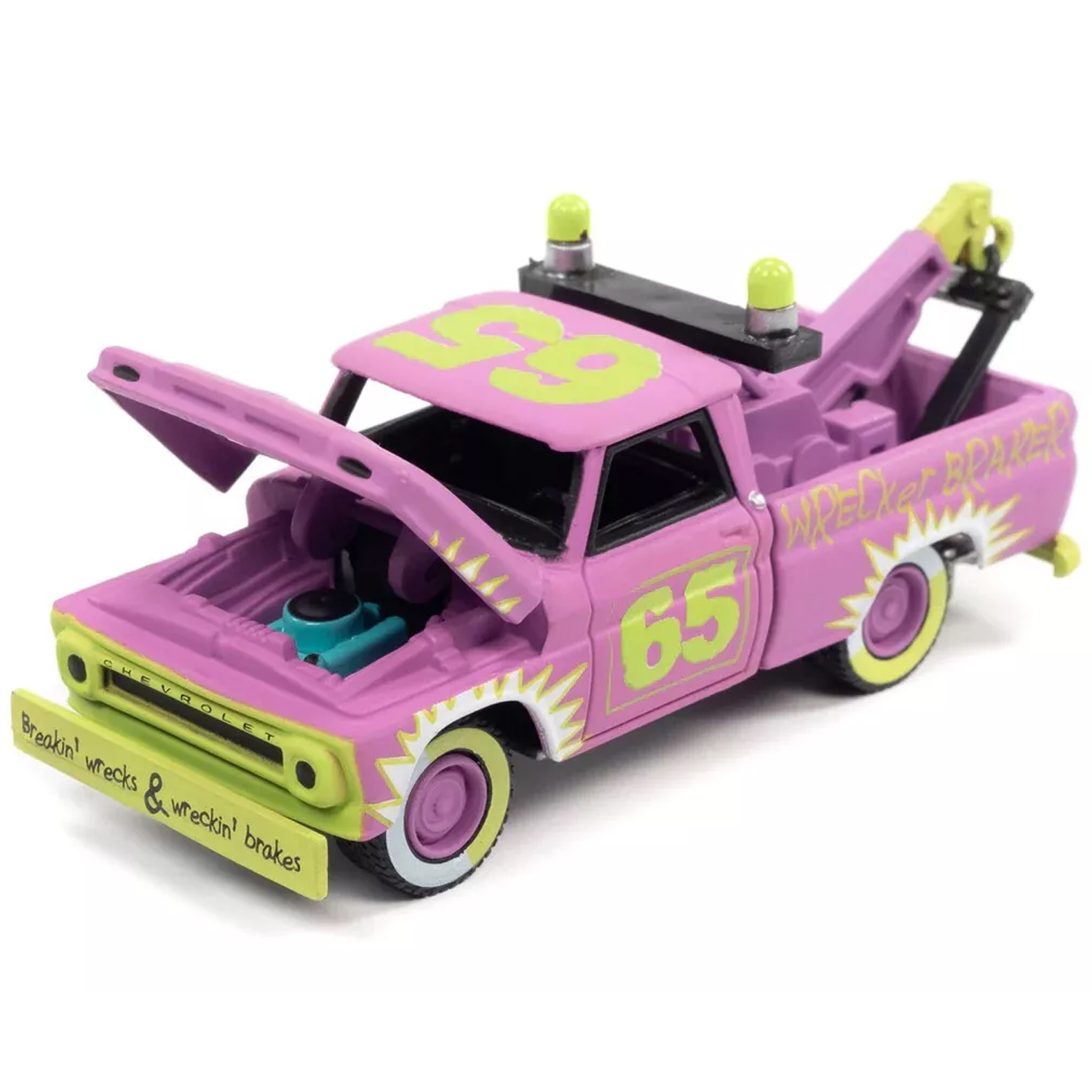 Автомобиль Johnny Lightning 1:64 розовый JLSF022B-R4-N3 - фото 2