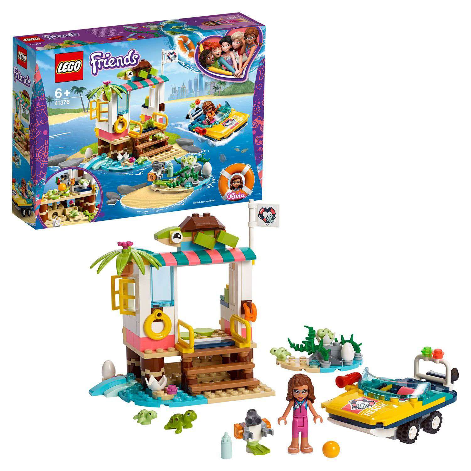 Конструктор LEGO Friends Спасение черепах блочный - фото 1